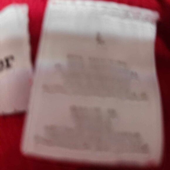 Alfred Dunner Red Black Beaded Sweater Size Large - Picture 12 of 12